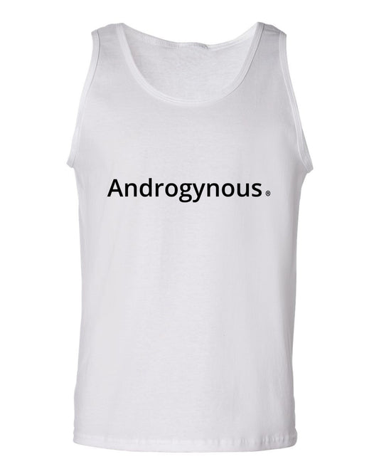 ANDROGYNOUS BLACK ON WHITE PRINTED COTTON- T-SHIRT