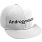 ANDROGYNOUS BLACK ON WHITE PRINTED-6 PANEL - COTTON CAP